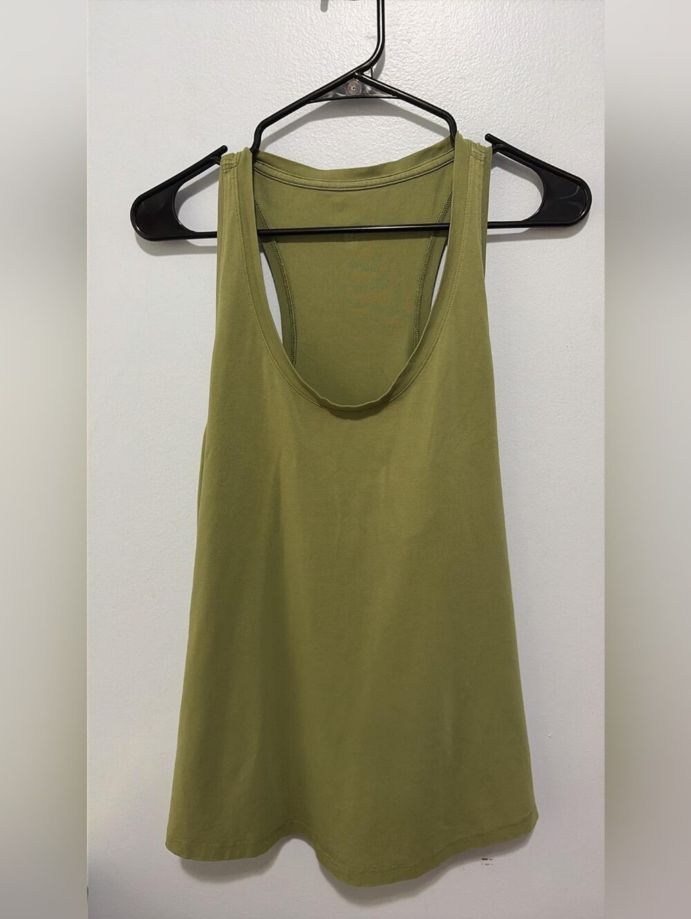 Love Tank Olive Green Women's Racerback Tank Top